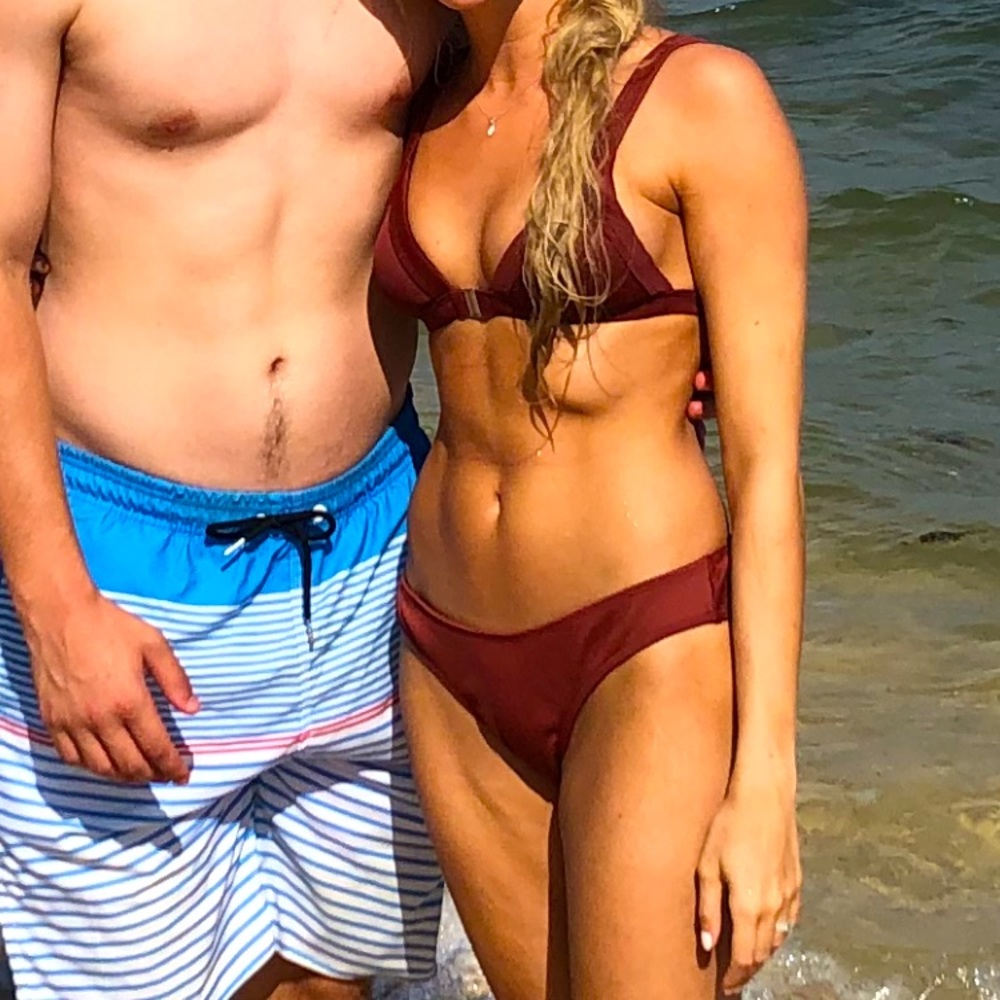 Zaful Ribbed Bikini
